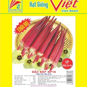 ĐẬU BẮP CAO SẢN TRÁI ĐỎ NP-16 OP OKRA NP-16 ĐẬU BẮP CAO SẢN TRÁI ĐỎ NP-16 OP OKRA NP-16