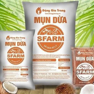 Giá thể mụn dừa đã qua xử lý Sfarm