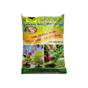 Phân bón đầu trâu BĐ-MK 20-20-15 chuyên cho rau màu - hoa kiểng