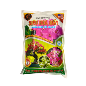 Phân bón hữu cơ Siêu hoa giấy giúp tậu tán, cứng cây, ra nhiều hoa